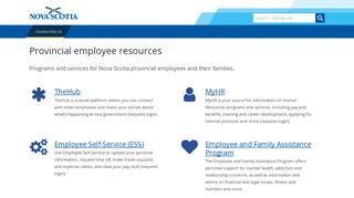 Provincial employee resources - Government of Nova Scotia, Canada