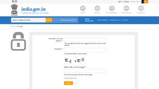 Sign In | National Portal of India