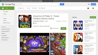 Governor of Poker 3 - Texas Holdem Poker Online - Apps on Google ...