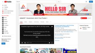 Adda247 : Government Job in Your Pocket - YouTube