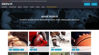 Discount Tickets for Military & First Responders | GovX