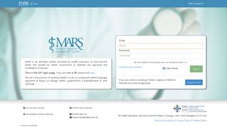 MARS Wales for GPs | Appraisal and Revalidation for Doctors in Wales