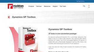 Dynamics GP Toolbox | RocktonSoftware