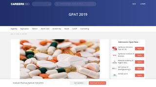 GPAT 2019- Application Form (Date Extended), Pattern, Syllabus, Result