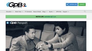 GPB Passport | Georgia Public Broadcasting