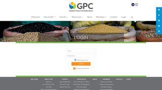 Login – GPC - Global Pulse Confederation