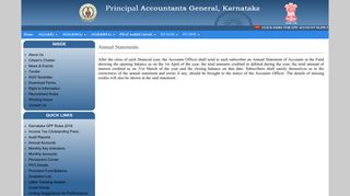 Annual Statements - Karnataka - CAG