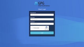 Secure Login - Global Payroll Gateway