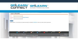 GPiLearn: Login