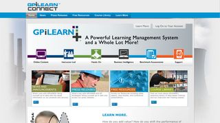 GPiLEARN Connect - Home