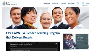 GPi Learn | Blended Learning Program | GP Strategies