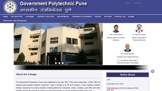 Welcome To Government Polytechnic Pune