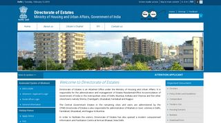 Directorate of Estates : Ministry of Housing and Urban Affairs ...
