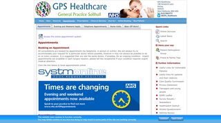 GPS Healthcare - How to make an appointment to see your doctor or ...