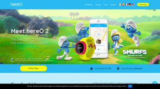 hereO, the first GPS watch designed for kids.