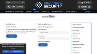 Account Login - Rewire Security