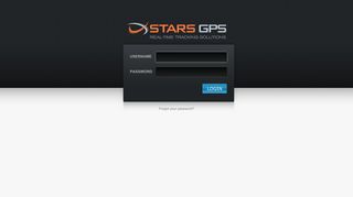 STARS GPS API Portal | Login