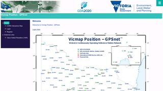 Vicmap Position - GPSnet - Welcome