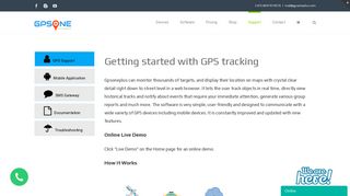 Support - Gpsoneplus | Troubleshooting | Getting start with GPS Tracking