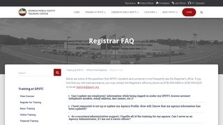 Registrar FAQ - GPSTC