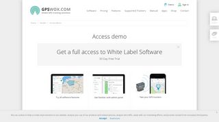 Access demo | GPSWOX
