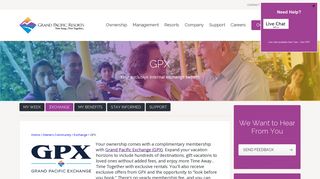 Grand Pacific Exchange (GPX) | Grand Pacific Resorts Grand Pacific ...