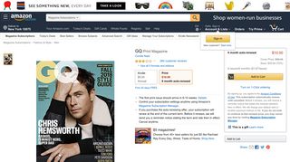 GQ: Amazon.com: Magazines