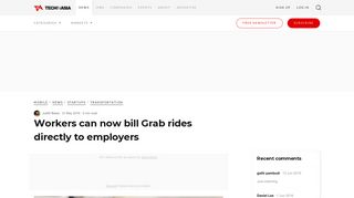 Workers can now bill Grab rides directly to employers - Tech in Asia