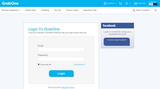 Login To GrabOne