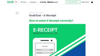 GrabTaxi – E-Receipt | Grab SG