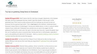 Top tips on grabbing cheap fares on Grabaseat | PogoStick Web ...
