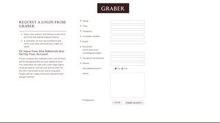 Request a dealer login - Grabers Direct