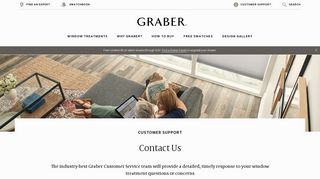 Contact Us - Graber Blinds