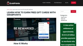 Learn How to Earn Free Gift Cards with GrabPoints