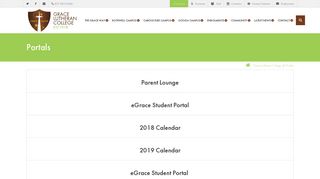 Parents/Students Links - Grace Lutheran College