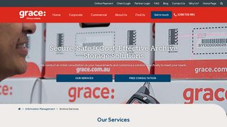 Archive Storage Solutions, Information Management | Grace
