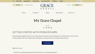 My Grace Chapel | Grace Chapel