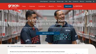 Professional Record Management, Information Management | Grace