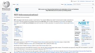 NET (telecommunications) - Wikipedia