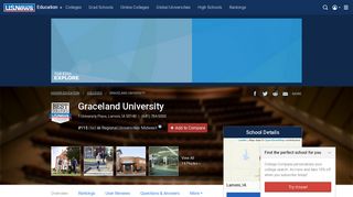 Graceland University - Profile, Rankings and Data | US News Best ...