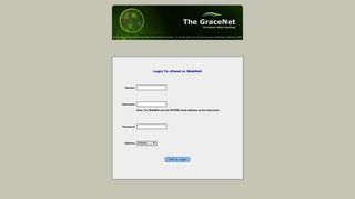 GraceNet Login Form - The GraceNet