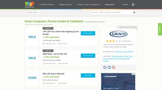 Up to 50% off Graco Coupons, Promo Codes February, 2019