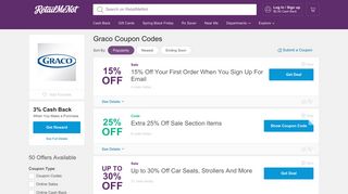$30 Off Graco Coupon, Promo Codes - RetailMeNot
