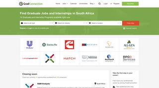 Graduate Jobs and Internships in South Africa (12 open right now!)
