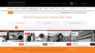 Company Hubs A-Z | Gradcracker - Careers for STEM Students