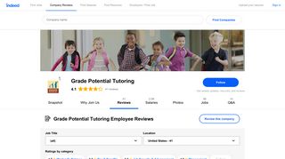 Working at Grade Potential Tutoring: Employee Reviews | Indeed.com