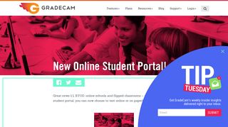 New Online Student Portal! - GradeCam