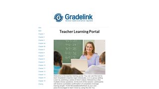 Gradelink Teacher Learning Portal