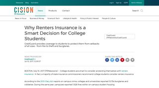 Why Renters Insurance is a Smart Decision for College Students