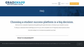 FAQ - GradSnapp